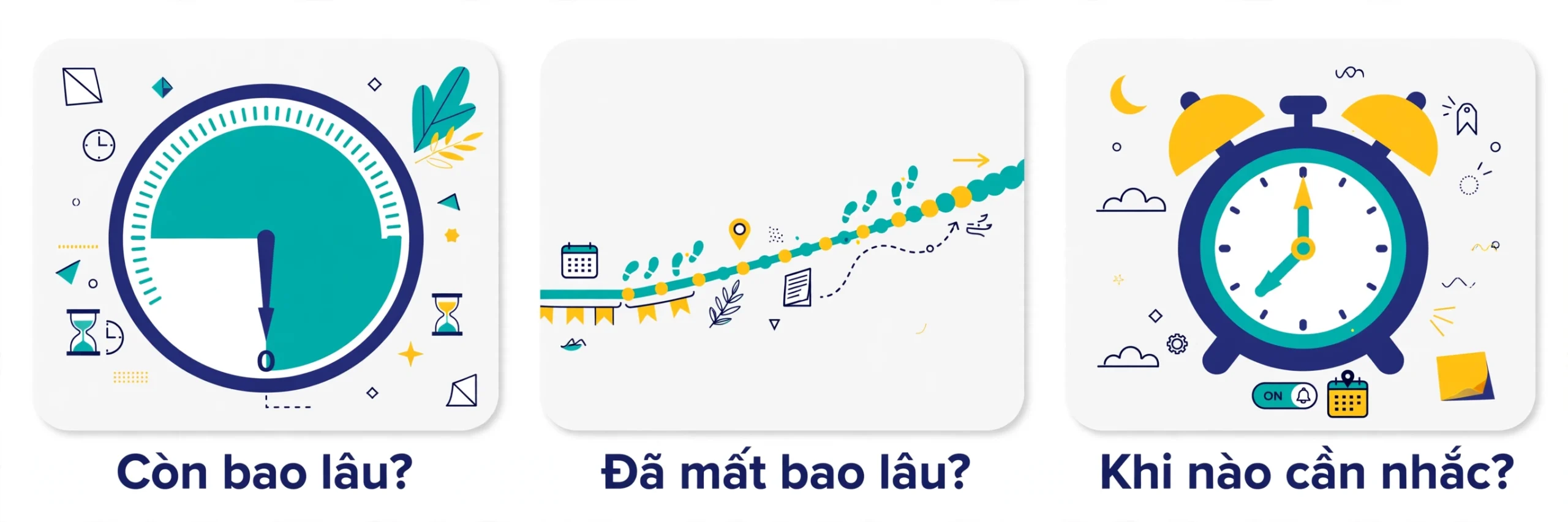 Phân biệt đếm ngược, bấm giờ và báo thức khi ba khái niệm đều liên quan đến thời gian nhưng trả lời những câu hỏi khác nhau, phần so sánh là kiến thức nền, không có nghĩa công cụ đếm ngược đang cung cấp cả ba chế độ: đếm ngược biết trước khoảng thời lượng cho hoạt động, theo dõi thời gian còn lại giảm về 0 và trả lời còn bao lâu; bấm giờ biết thời điểm bắt đầu đo, theo dõi thời gian đã trôi qua tăng dần và trả lời đã mất bao lâu; báo thức biết thời điểm cần được nhắc, chờ tới thời điểm đã đặt và trả lời khi nào cần được nhắc; đếm ngược phù hợp khi bạn biết hoạt động được phép kéo dài bao lâu, công cụ hiện tại nhận giờ, phút, giây dưới dạng thời lượng, không nhận lịch ngày tháng, nếu muốn đo một công việc chưa biết lúc nào kết thúc, nhu cầu đó phù hợp về mặt khái niệm với Đồng Hồ Bấm Giờ, thay vì liên tục đặt thêm thời gian đếm ngược, nếu cần được nhắc vào một thời điểm trong ngày, bạn có thể cân nhắc Đồng Hồ Báo Thức Online và kiểm tra cách đặt tại trang đó, hai liên kết giúp lựa chọn hướng sử dụng, chức năng cụ thể của các trang liên quan không được xác minh từ mã công cụ đang xét